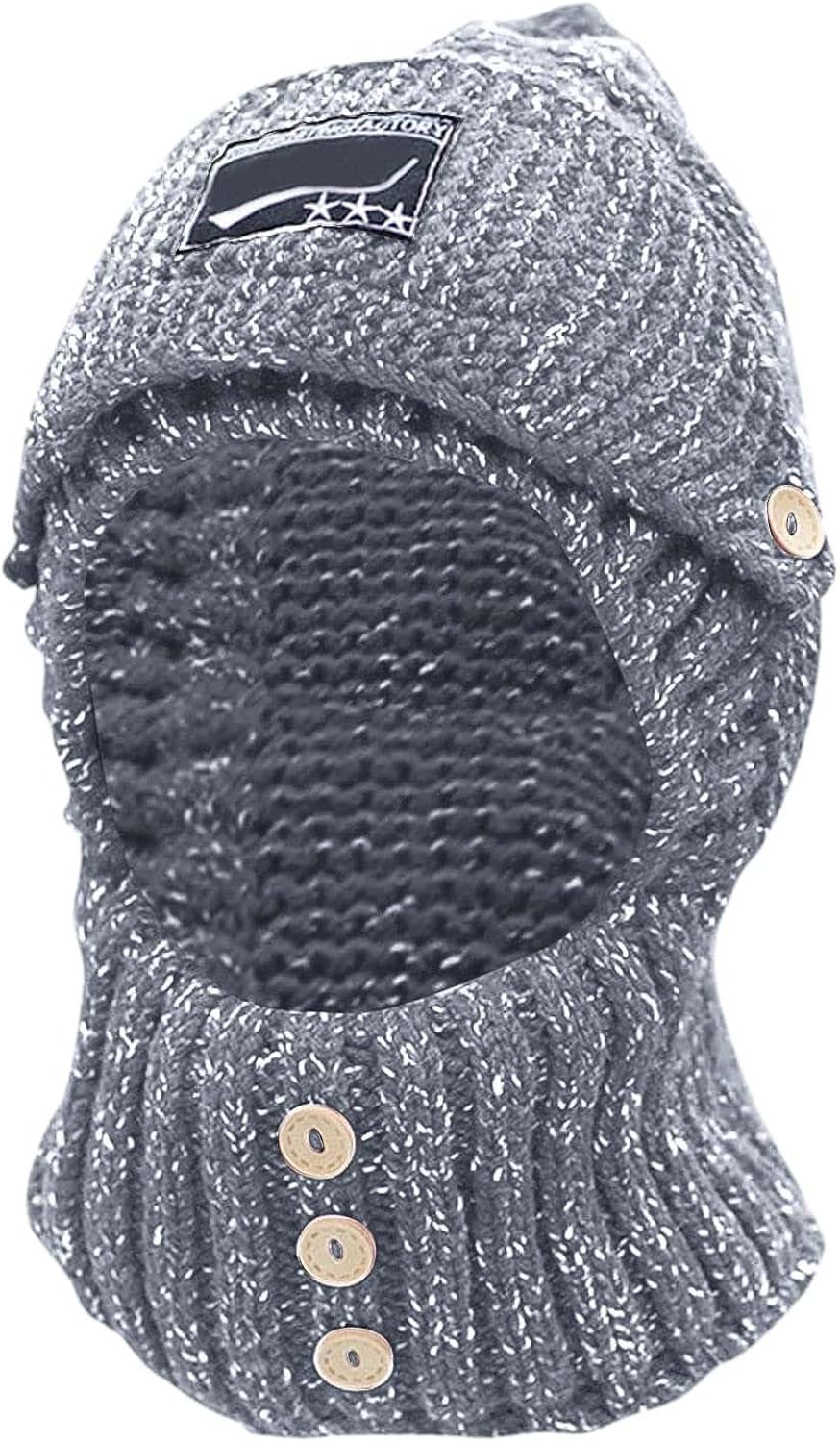 Beanie Ski Balaclava Hood Neck Warmer Scarf Face Cover Winter in Cold Weather B181664 Beanie Ski Balaclava Hood Neck Warmer Scarf Face Cover Winter in Cold Weather B181664