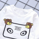 Newborn Kids Clothes Baby Boy Fashion Clothing Set 3PCS  253453 (100cm) - TUZZUT Qatar Online Shopping