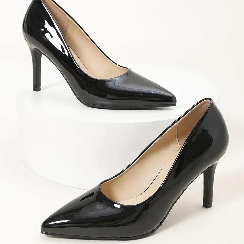 Black Pointed Toe High Heels 3336 Black Pointed Toe High Heels 3336