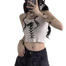 Women's Cropped Streetwear Tank Crop Tops  793107 - TUZZUT Qatar Online Shopping