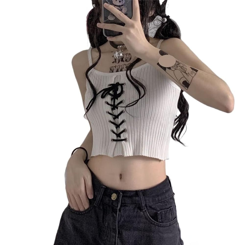 Women's Cropped Streetwear Tank Crop Tops  793107 - TUZZUT Qatar Online Shopping