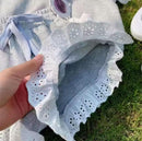 Girl Summer Lace Knit Short Sleeve Shorts Set   1464615 - TUZZUT Qatar Online Shopping