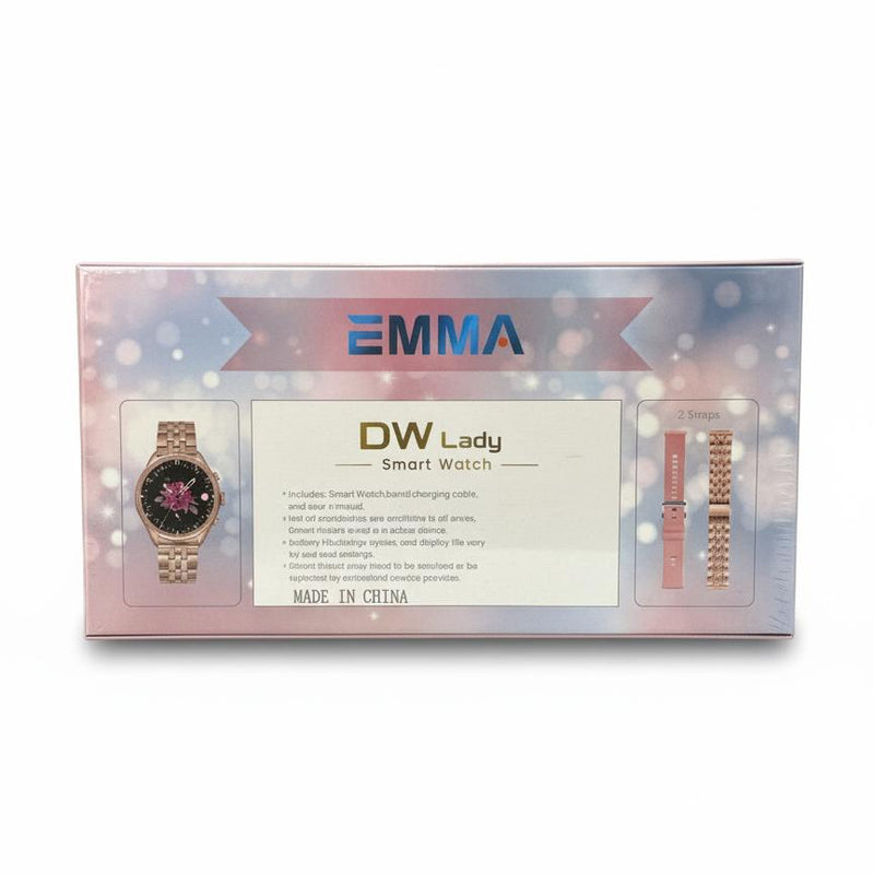 Emma DW Lady Smart Watch 2 Straps - TUZZUT Qatar Online Shopping