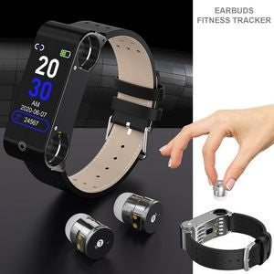 2-in-1 Ear Bud w/Fitness Tracker Bracelet 2-in-1 Ear Bud w/Fitness Tracker Bracelet
