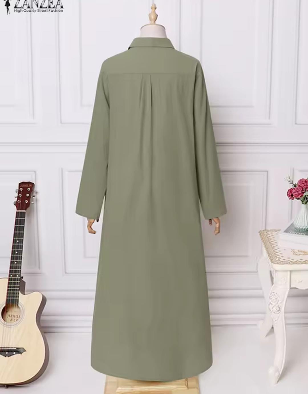 Women's Blouse Dress, Loose Long Sleeve Maxi Dress S1569600 Women's Blouse Dress, Loose Long Sleeve Maxi Dress S1569600