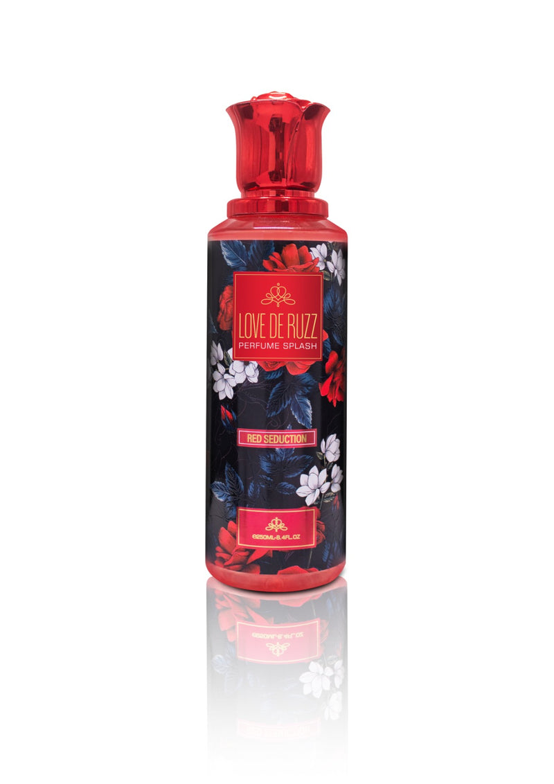 Love De Ruzz Perfume Splash Red Seduction - 250ml - Tuzzut.com Qatar Online Shopping