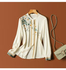 New Arrival Ladies' Shirts for Elegant Style Luxury Women's Button-Down Tops with Graceful Design Spring Summer tops blusa mujer L S4954431 - Tuzzut.com Qatar Online Shopping