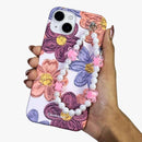 Iphone14pro Fancy type Phone Case with Pearl Beaded Wrist Strap MF 1970