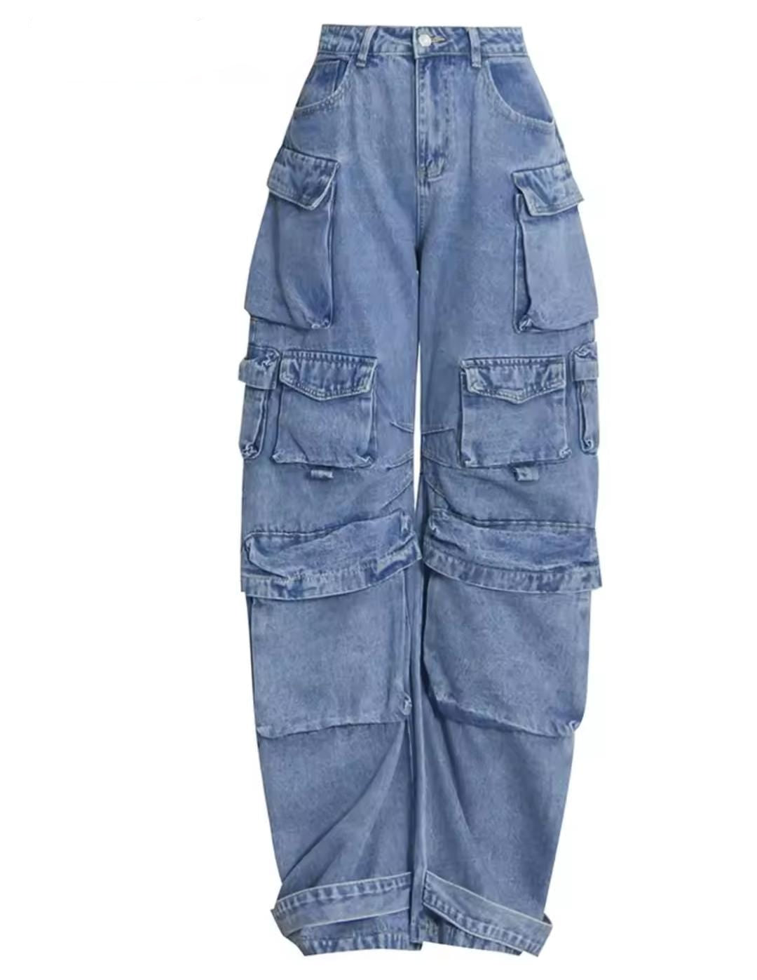 Women's Fashion Casual Denim Wide Leg Pants S4936920 Women's Fashion Casual Denim Wide Leg Pants S4936920