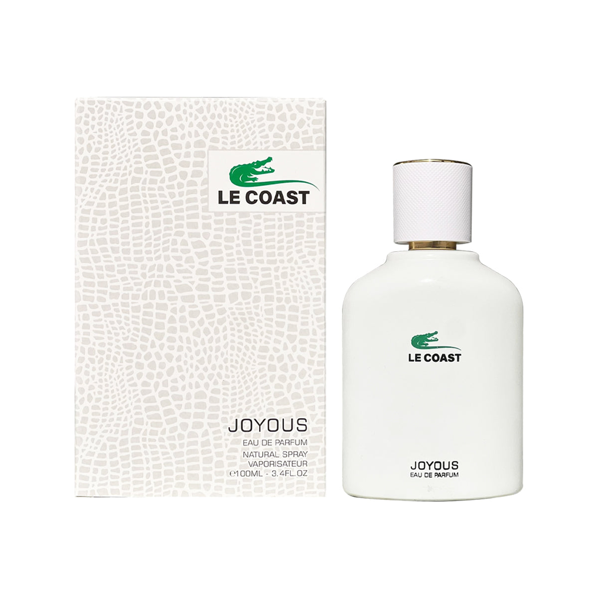 LE COAST 100ml EDP Perfume by Joyous | Inspired by Lacoste L.12.12 White Blanc LE COAST 100ml EDP Perfume by Joyous | Inspired by Lacoste L.12.12 White Blanc