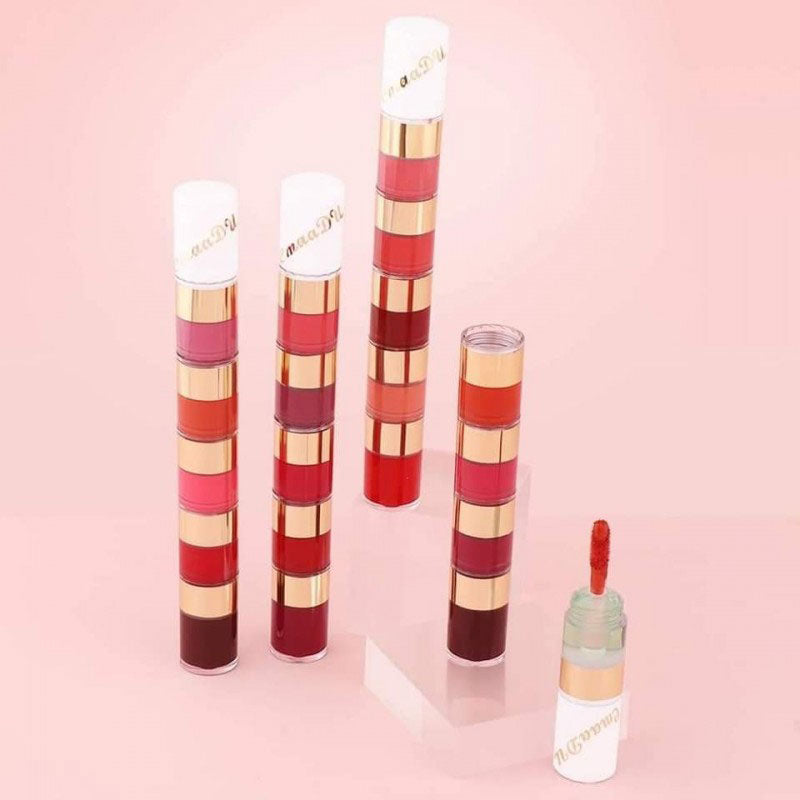 CmaaDU Five Colours Liquid Lipstick