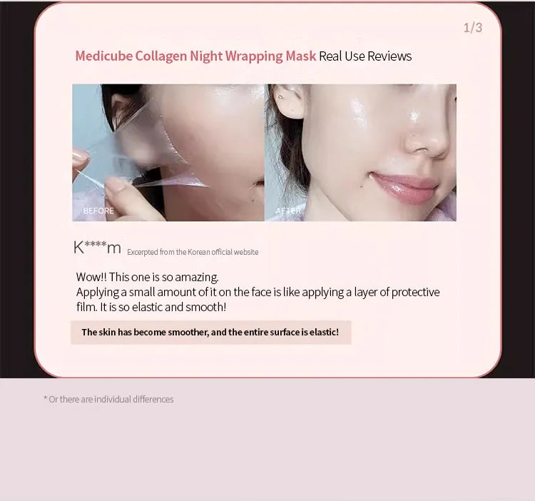 Collagen Overnight Wrapping Peel Off Facial Mask - TUZZUT Qatar Online Shopping
