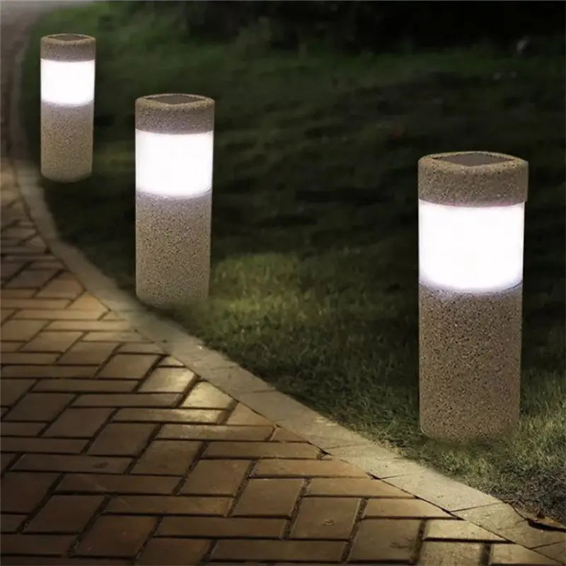 Solar Sandstone Outdoor Decorative Integrated LED Landscape Street Light - Tuzzut.com Qatar Online Shopping