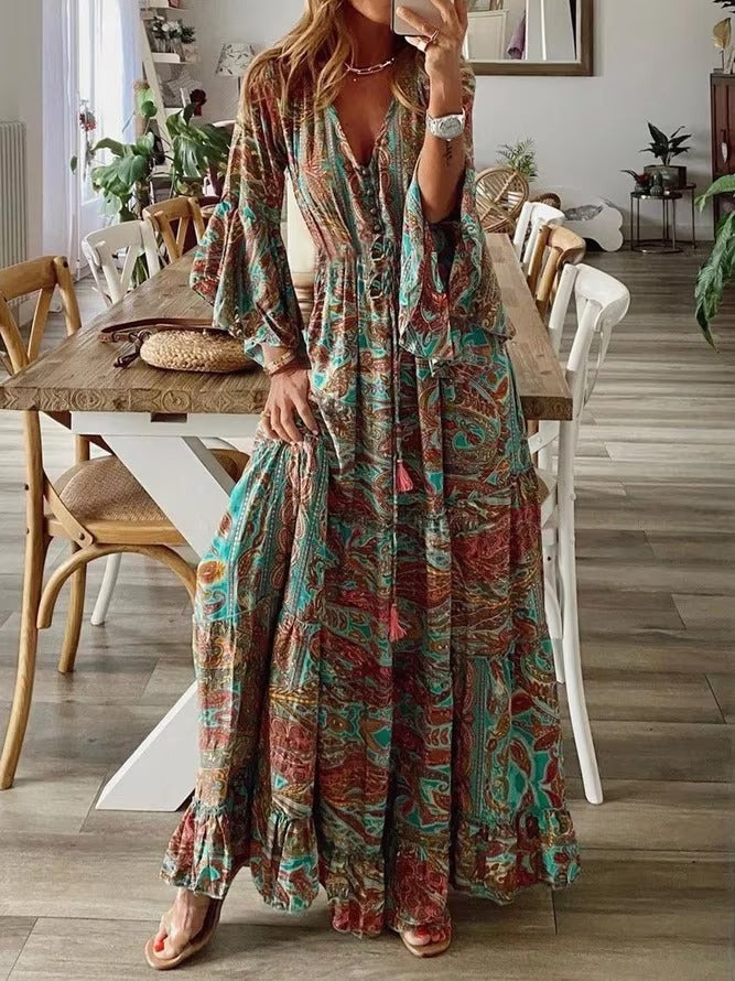 Women's Long Sleeve Tea Dresses Size S 446055