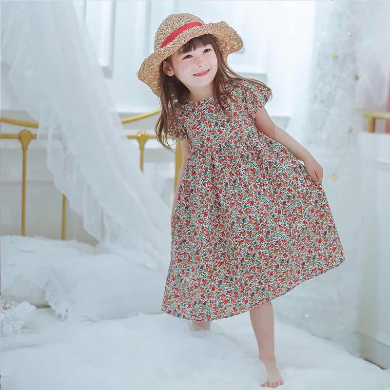Girls Floral Dress Summer Princess Clothing Flower Costume Kids Baby Child Party Holiday Beautiful Dresses For Girl Clothes 2-3Y X1369702 - Tuzzut.com Qatar Online Shopping