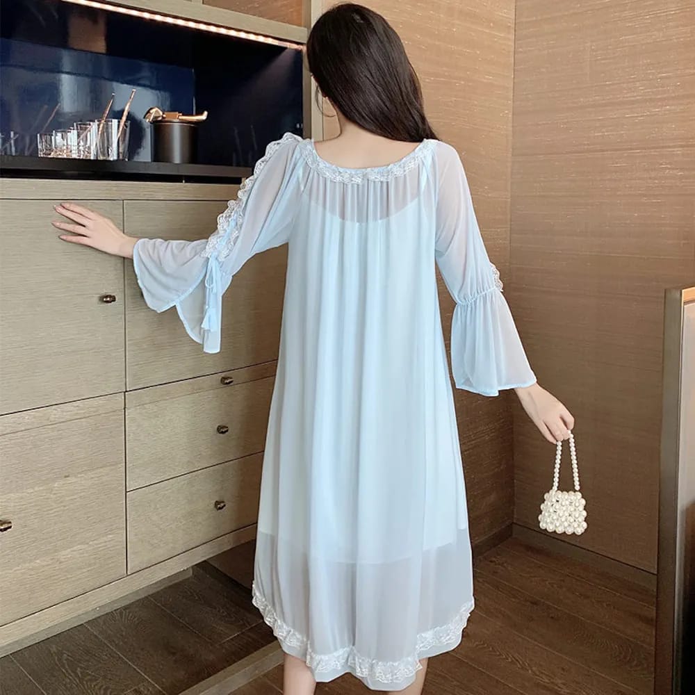 Women's Long Sleeve Nightgown S1420520 Women's Long Sleeve Nightgown S1420520