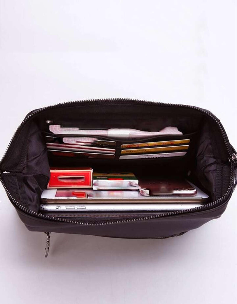 Washing Toiletry Bag Men's Handbag For Sports Business And Travel Storage Bag, Men Buckle Decor Clutch Bag -  X203423