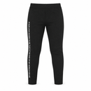 Girls’ Black Leggings with White Side Lettering 1071855 - 6-7 Y
