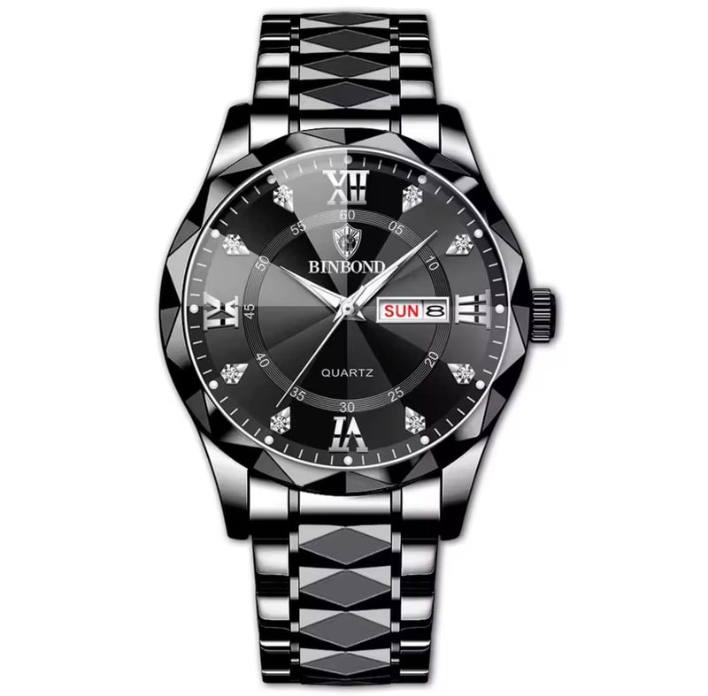 BINBOND Men's Quartz  Luxury Fashion Watch 540722 - TUZZUT Qatar Online Shopping