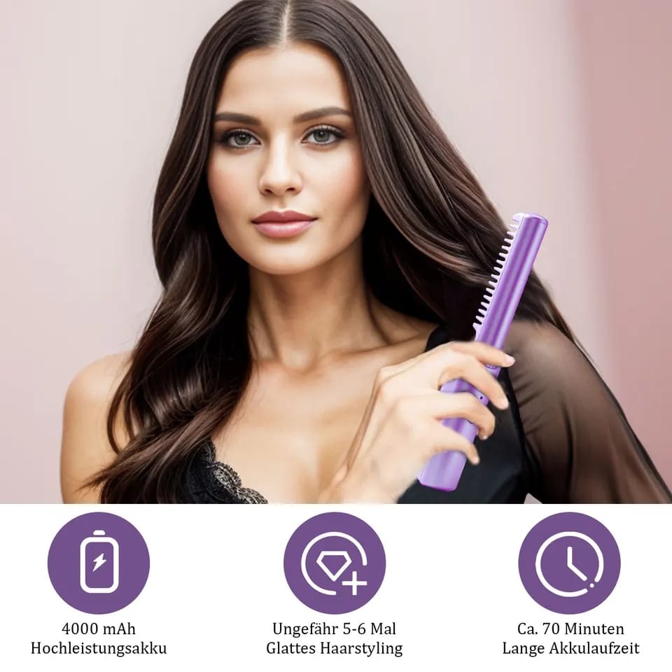 Hot Comb For Women Against Scalp Shell Wide Temperature Range Easy Operation Beard Hair Hot Comb For Women Against Scalp Shell Wide Temperature Range Easy Operation Beard Hair