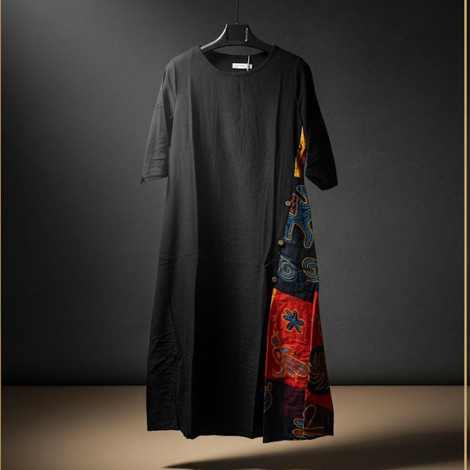 Women's New Trend Print Long Dress 1214575 - TUZZUT Qatar Online Shopping