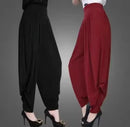 Women's Casual Loose High Waist Long Trousers   B976049 - TUZZUT Qatar Online Shopping