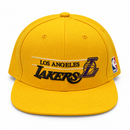 Yellow Los Angeles Lakers Snapback Cap MF 1919