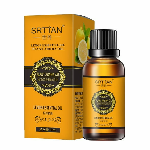 SRTTAN Lemon Essential Oil Plant Aroma For Relaxing Massage Essential Liquid 10ml - Tuzzut.com Qatar Online Shopping