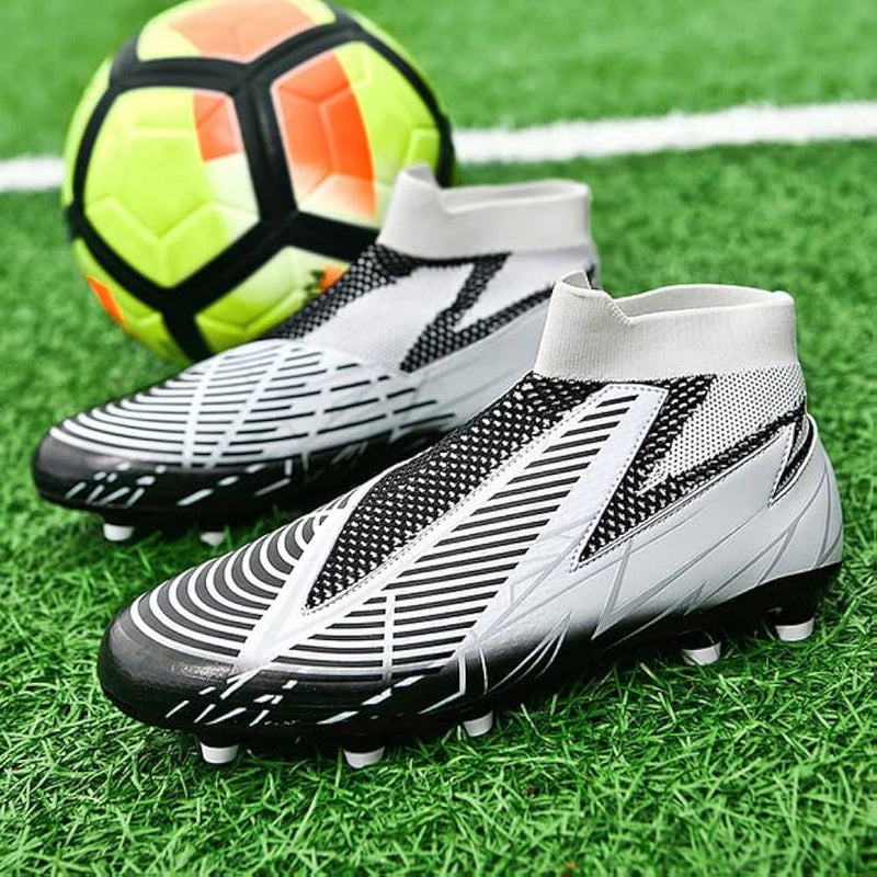 New High Top Men's Soccer Boots S4895806 - TUZZUT Qatar Online Shopping