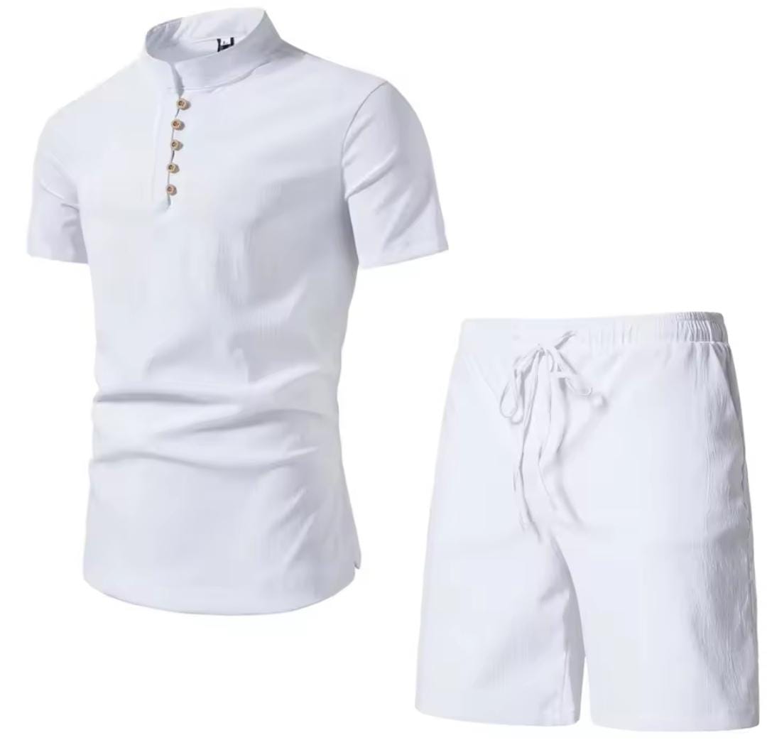 Men's Summer Retro Short Sleeve Pants Shirt Set S8036840 Men's Summer Retro Short Sleeve Pants Shirt Set S8036840