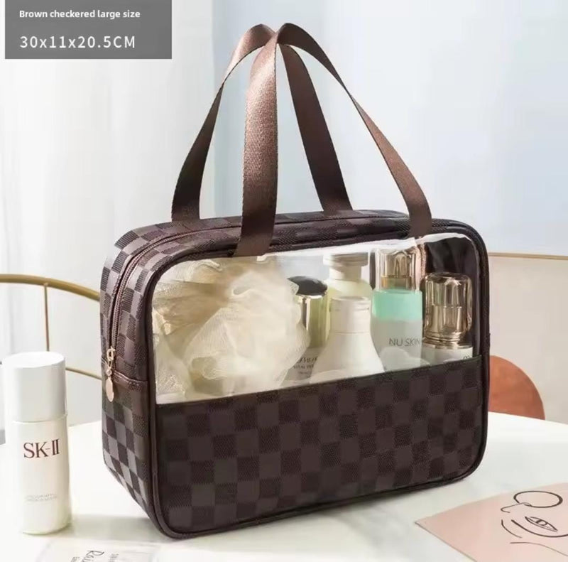 Luxury Waterproof PVC Makeup Bag Portable Travel Toiletry Bag   439312 - TUZZUT Qatar Online Shopping