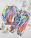 Children's Tracksuits Tie Dye Outfits   S5146240 - TUZZUT Qatar Online Shopping