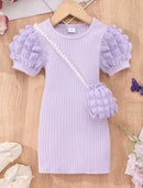 Girls Midi Short Sleeve Summer Bodycon Dress   1544625 - TUZZUT Qatar Online Shopping