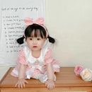 Baby Girl Romper Flower Short Sleeves Jumpsuit   S4499799 - TUZZUT Qatar Online Shopping