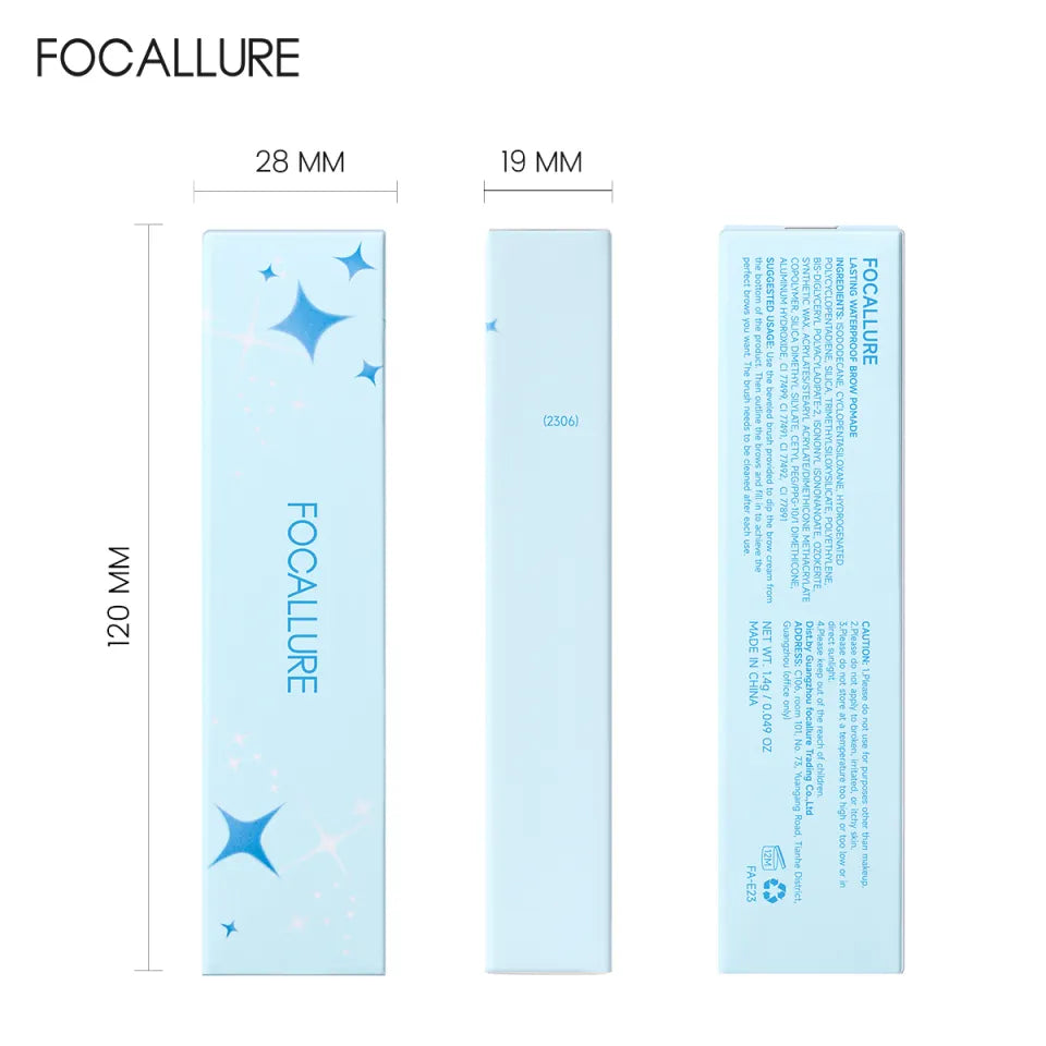FOCALLURE - FA-E23 Lasting Waterproof Brow Pomade FOCALLURE - FA-E23 Lasting Waterproof Brow Pomade