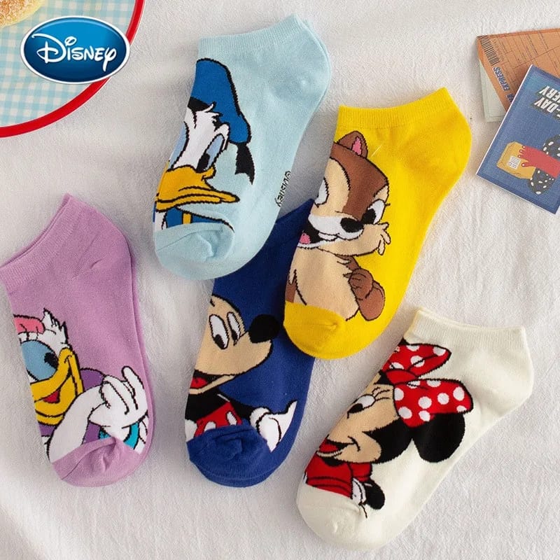 Disney Women Boat socks Korean cute cartoon sweet cotton socks spring and summer wild Mickey short socks children X4625371