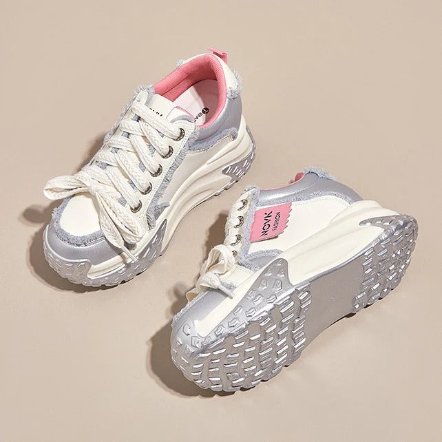 Thick Soled Athletic Casual Shoes YSG2622 Thick Soled Athletic Casual Shoes YSG2622
