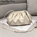 Women's Fashion Cloud-wrapped Soft PU Leather Small Crossbody Bag   X1395679 - TUZZUT Qatar Online Shopping