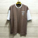 Mens Printed Multi Colored Short Sleeve T-shirt - TUZZUT Qatar Online Shopping