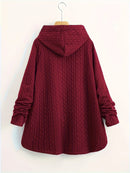 Women's Outerwear Winter Warm Thicken Hooded Coat 7012138