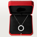 LOVE Pendant White Gold Necklace S503813624 - TUZZUT Qatar Online Shopping