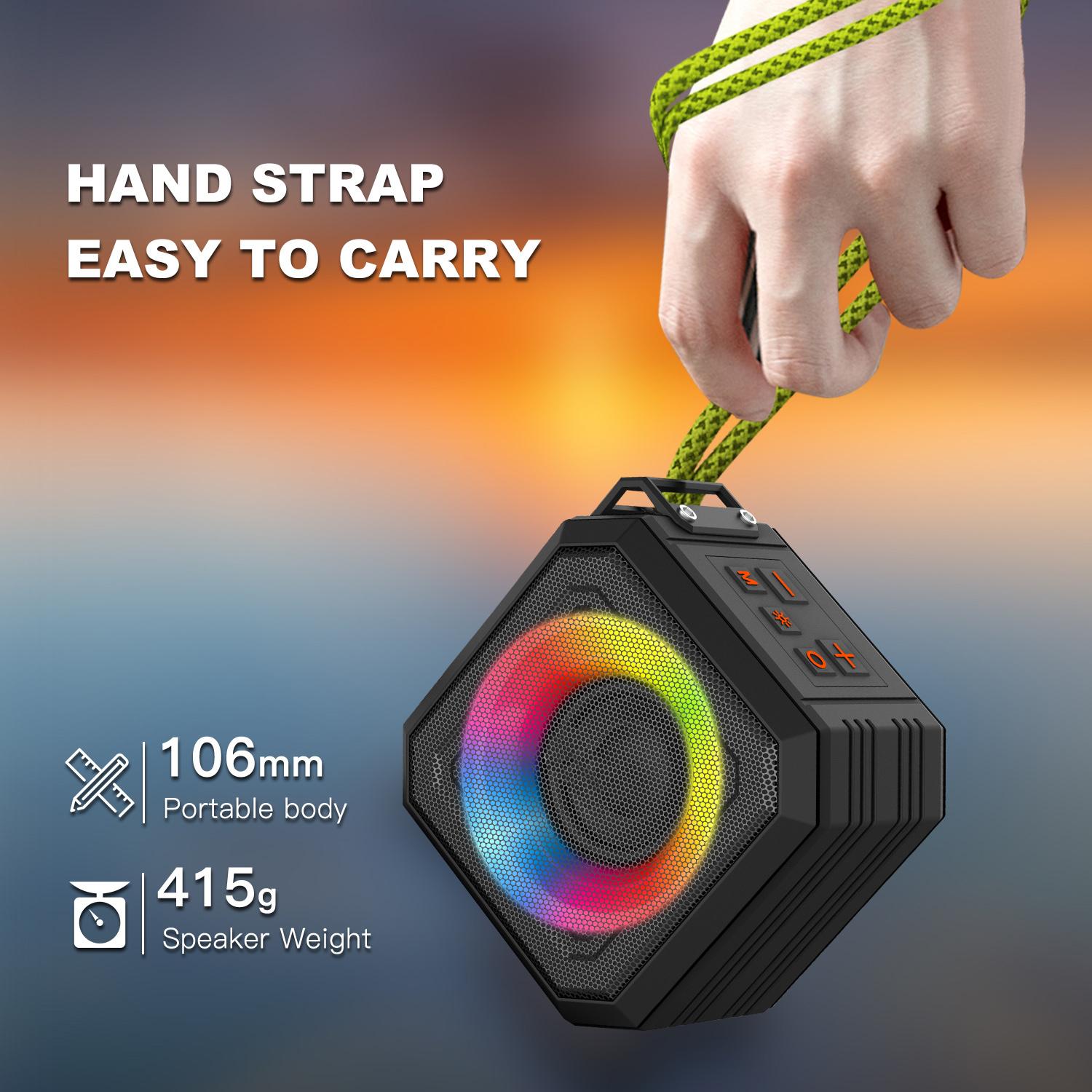 Waterproof Bluetooth Speakers IP65 Portable Mini Wireless Stereo Bass -K217 Waterproof Bluetooth Speakers IP65 Portable Mini Wireless Stereo Bass -K217