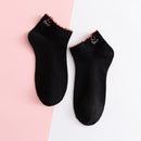 5 Pairs Women 's Sneaker Sock 295898 - TUZZUT Qatar Online Shopping