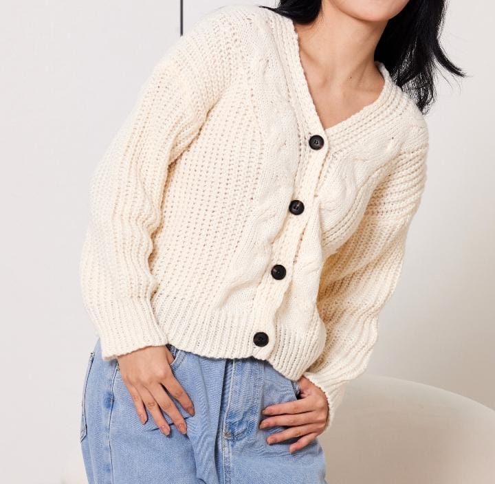 Women Loose Casual V-neck Short Outerwear 323764 Women Loose Casual V-neck Short Outerwear 323764