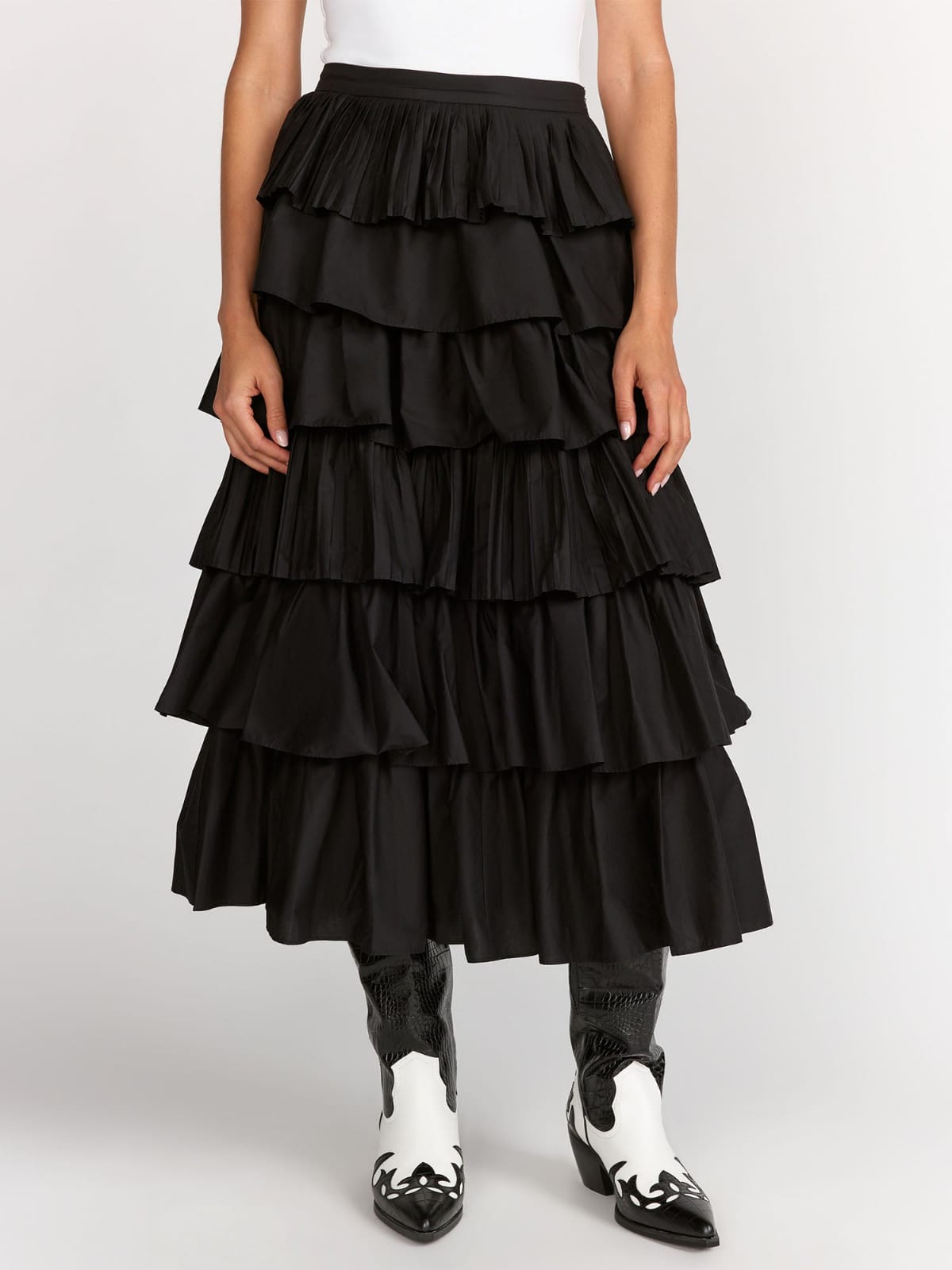 Women's Fashion Casual Elegant Pleated Long Skirt 158660 Women's Fashion Casual Elegant Pleated Long Skirt 158660