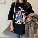 Women's Short Sleeve Cartoon/Anime T-Shirts 547710 M - TUZZUT Qatar Online Shopping