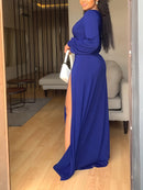 2 Pcs Women's Long Sleeve Solid Color Skirts Set S 408240 - TUZZUT Qatar Online Shopping