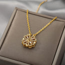 Fashion Lucky Four Leaf Clover Necklaces for Women Model-55 - Tuzzut.com Qatar Online Shopping