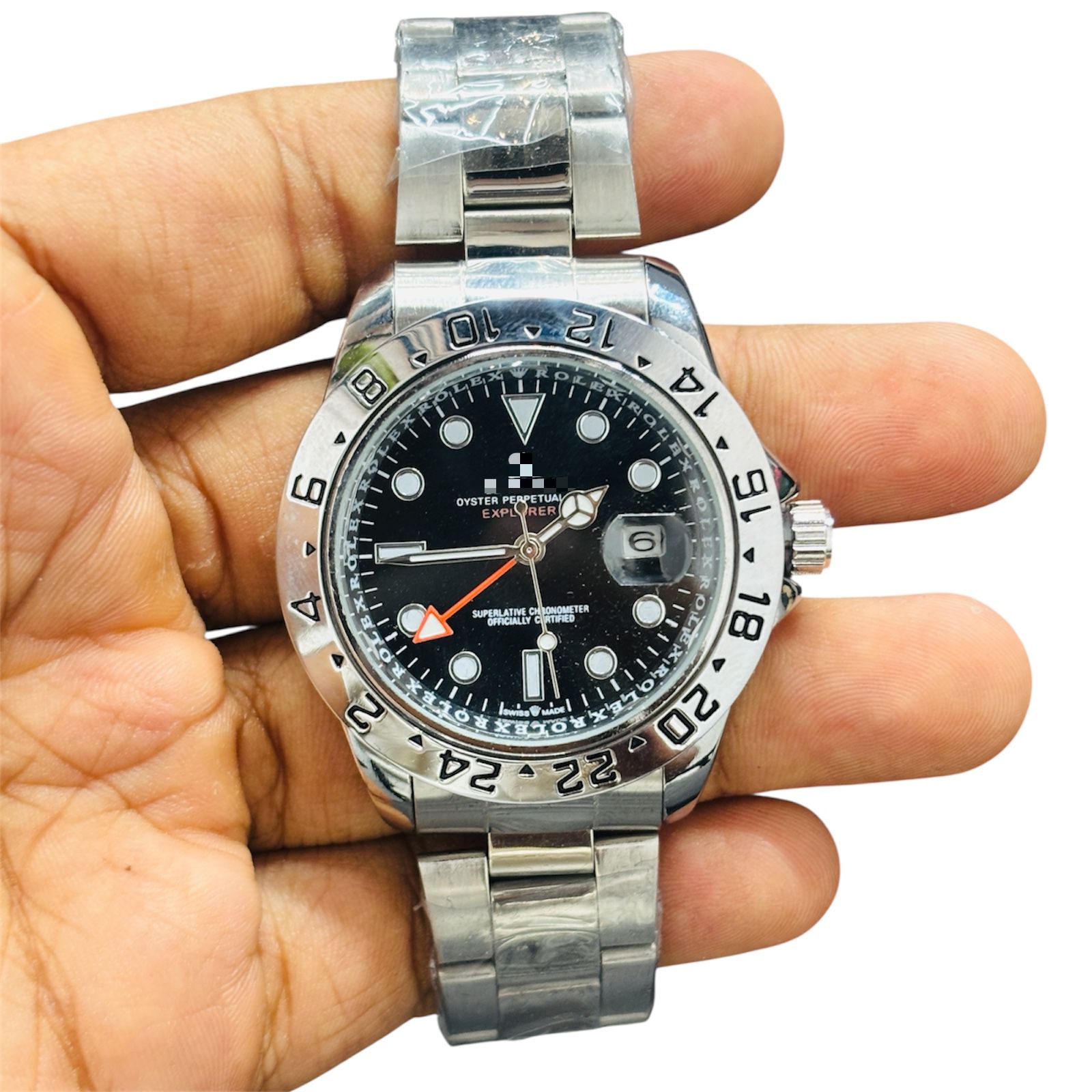 Luxury Date Silver Dial Stainless Men's Watch W8854 Luxury Date Silver Dial Stainless Men's Watch W8854