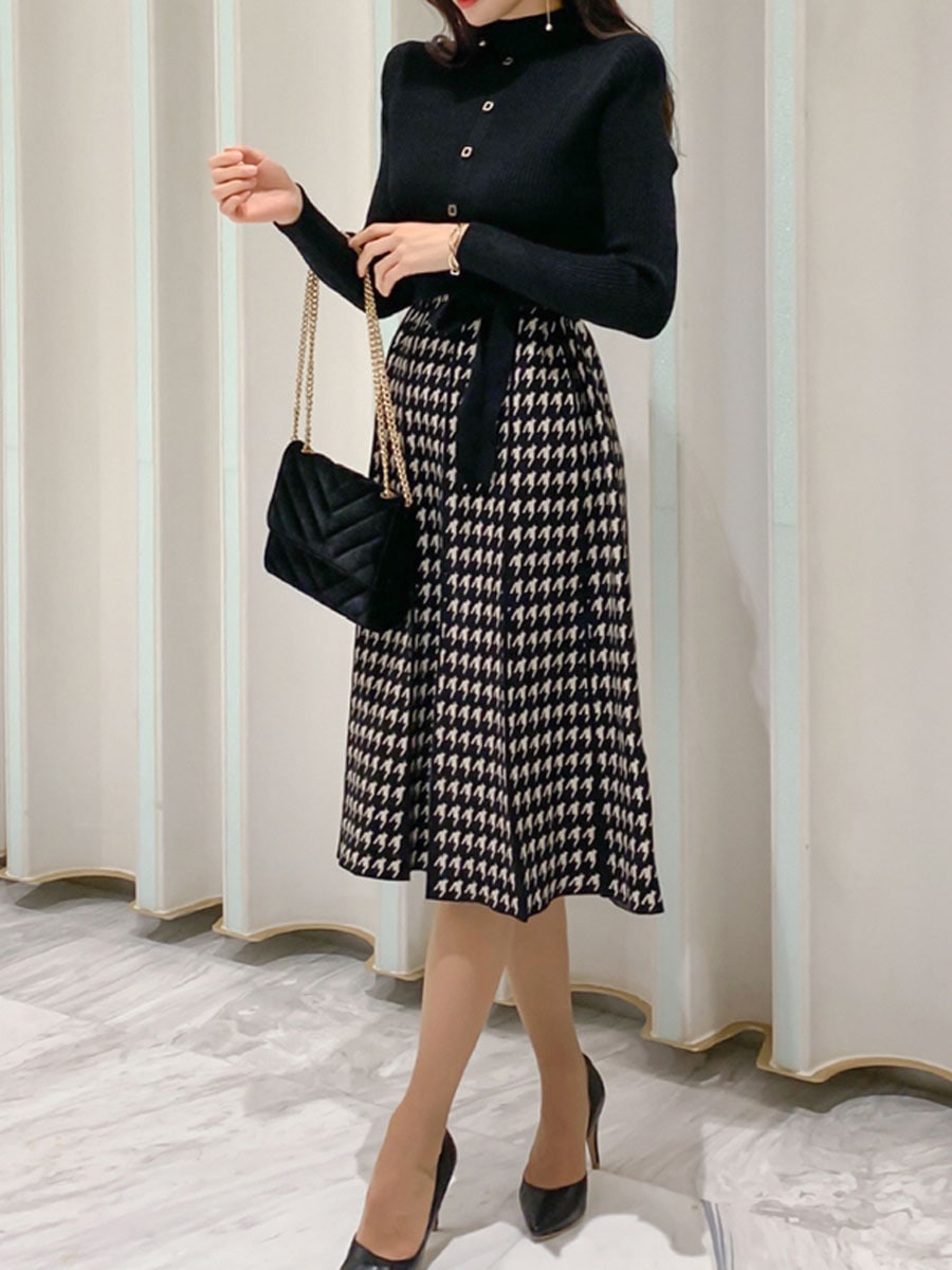 Women's Long Sleeve Sweater Dresses 478258 Women's Long Sleeve Sweater Dresses 478258